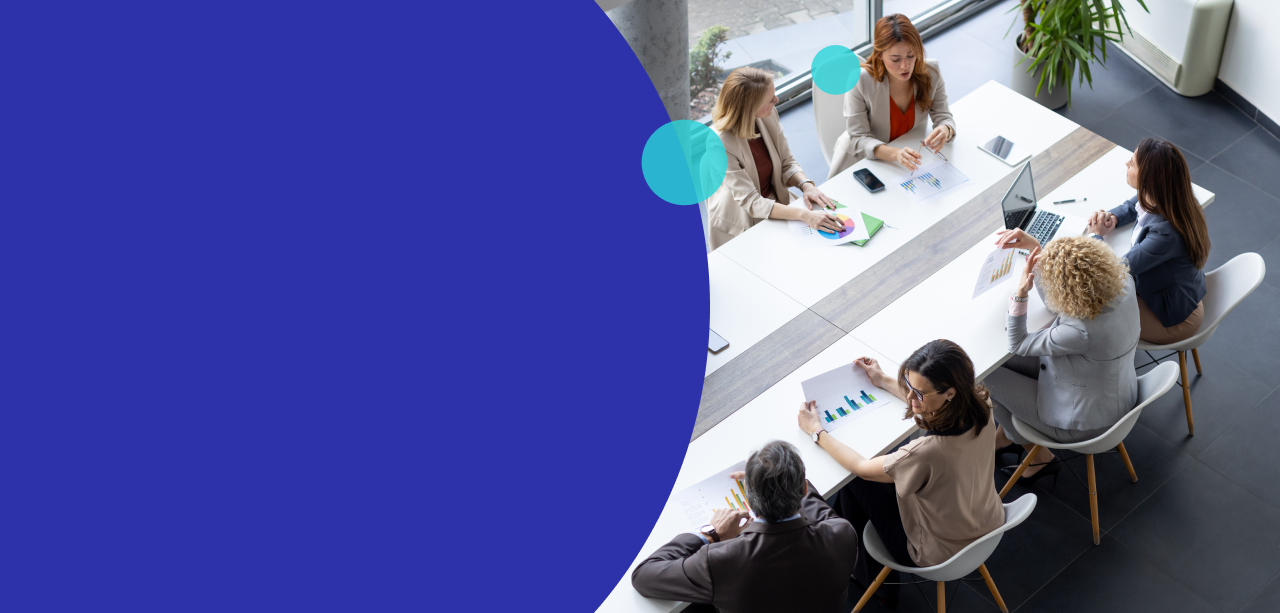 A gorup of shareholders in meetng